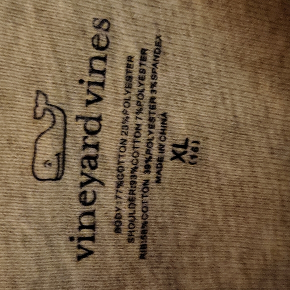Vineyard Vines girls xl size 16 shep shirt with whales on shoulders excellent - Picture 3 of 5